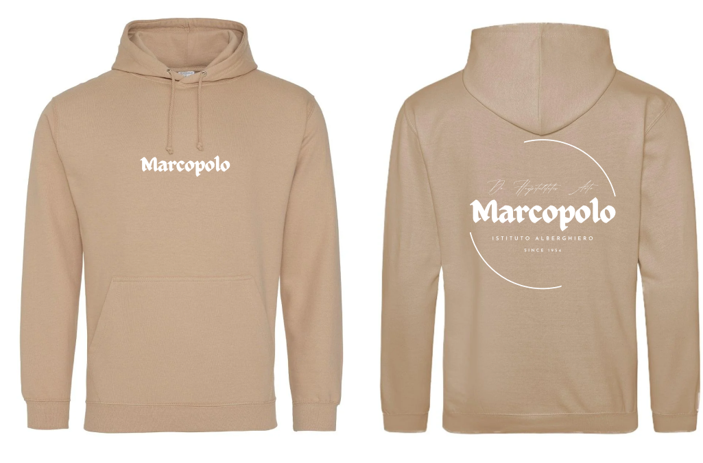 Hoodie Sand Marco Polo