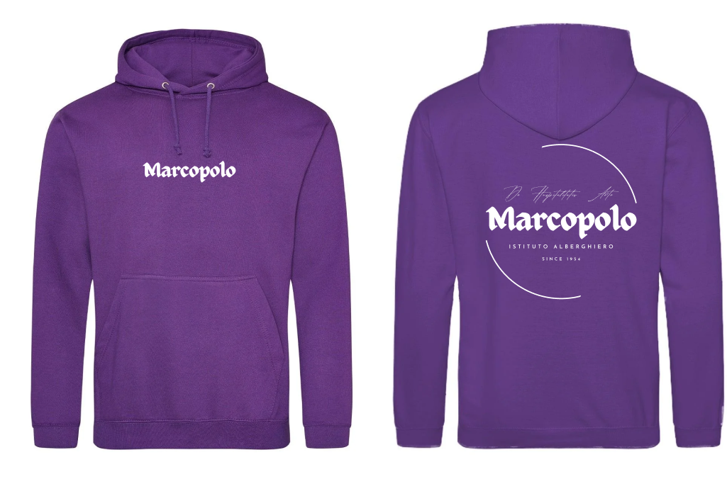 Hoodie Purple Marco Polo